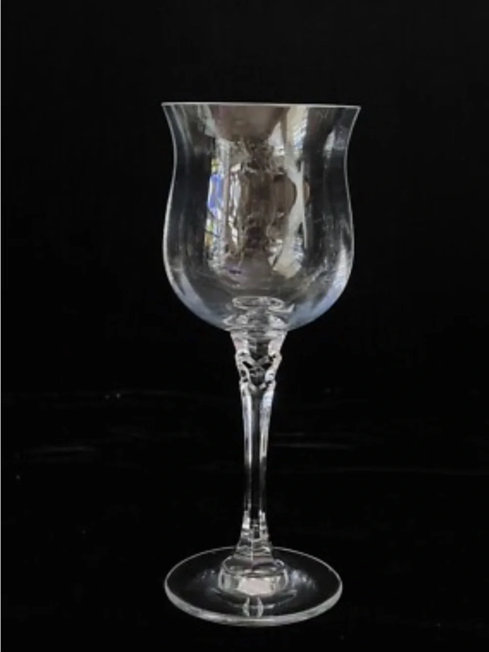 Towel Silhouette Crystal Glasses - Set of 7